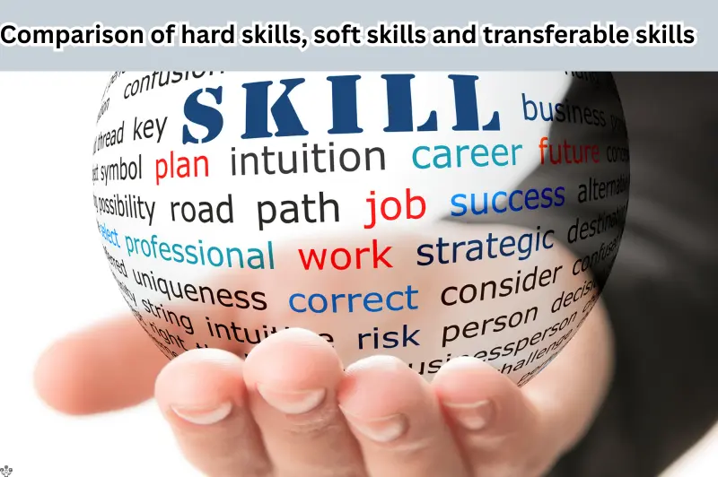 comparison of hard skills, soft skills and transferable skills