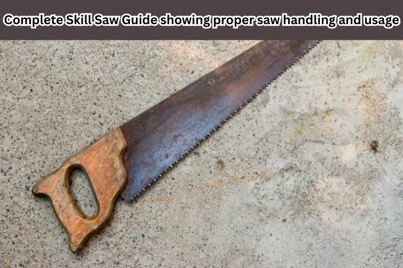 complete skill Saw guide showing proper saw handling and usage