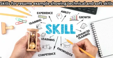 skills for resume example showing technical and soft skills