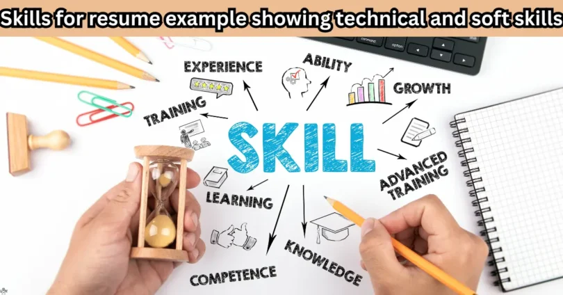 skills for resume example showing technical and soft skills